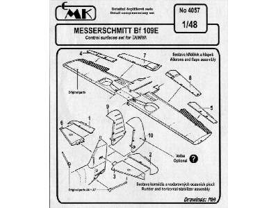 Bf-109E Control surfaces - image 3