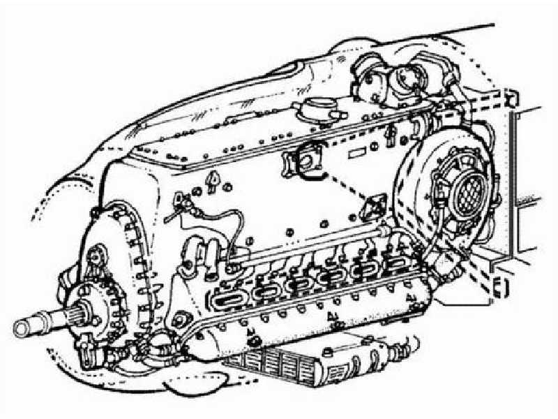 Bf-109E Engine Set - image 1