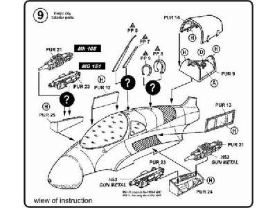 Me-163B Detail Set - image 1