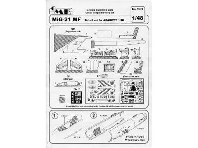 MiG-21 PF/MF Detail Set - image 2