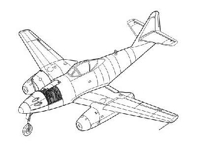 Me 262A-1a/V056 FuG 226, 216 fighter - image 1