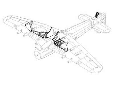 Hawker Typhoon Mk.I Undercarriage Set - image 1