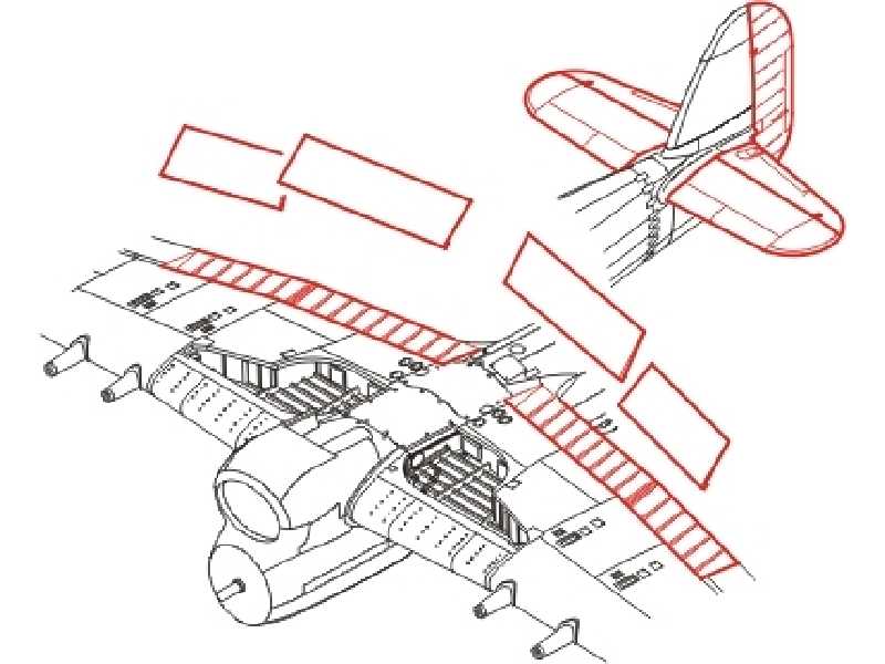 Hawker Typhoon Mk.I Control surfaces - image 1