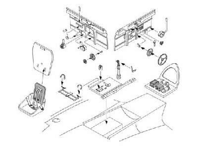 Lavockin La-7 - interior set for Eduard/Gavia - image 1