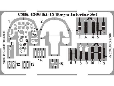 Ki - 45 Toryu - Interior set for Hasegawa - image 2