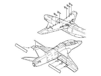 Hawk T.Mk.I - Landing flaps set for Italeri kit - image 1