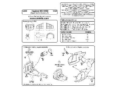 Hughes MD-500D   Engine set for Academy kit - image 2