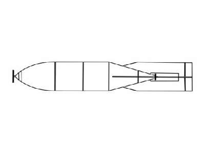 WW II Soviet Bombs FAB 250,  250kg 1/48 (4 pcs) - image 1