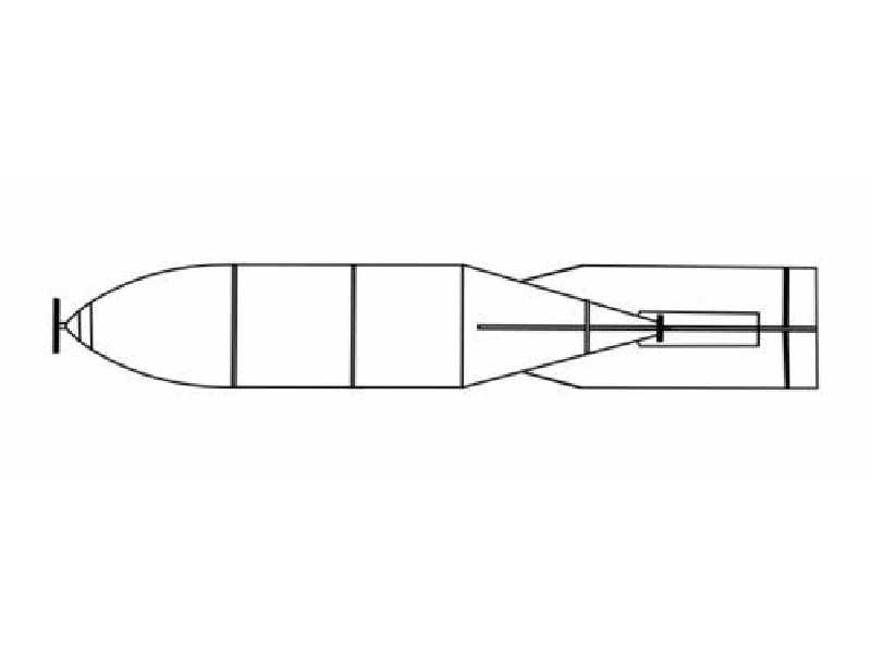 WW II Soviet Bombs FAB 250,  250kg 1/48 (4 pcs) - image 1