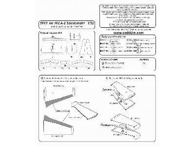 He 162 A-2  Control surfaces - image 2