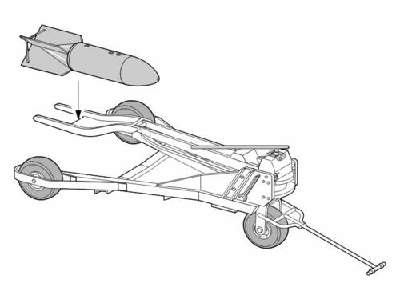 Bomb trolley for Ju 87 and Fw 190 - image 1