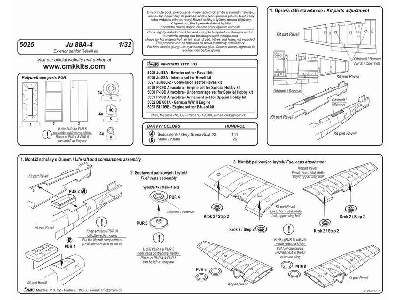 Junkers Ju 88A  Exterior set 1/32 for Revell kit - image 2