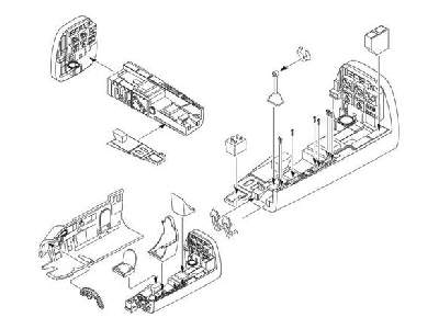 Junkers Ju 88A - Interior set for Revell kit - image 1