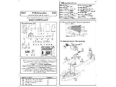 P-39D Airacobra - Armament set for Special Hobby - image 2