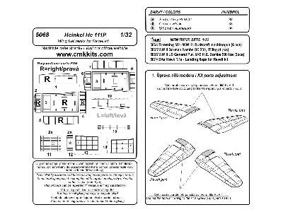 Heinkel He 111P  Wing fuel tanks 1/32 for Revell kit - image 2