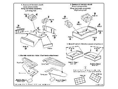 Heinkel He 111P  Wing fuel tanks 1/32 for Revell kit - image 3