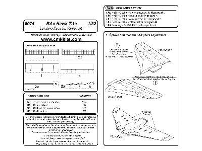 BAe Hawk T.1a  Landing flaps 1/32 for Revell kit - image 2