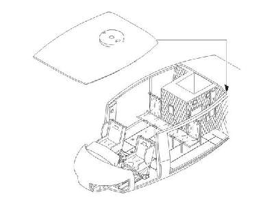 UH-1D  Cargo Bay set 1/35 for Dragon - image 1