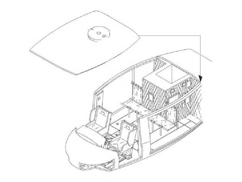 UH-1D  Cargo Bay set 1/35 for Dragon - image 1