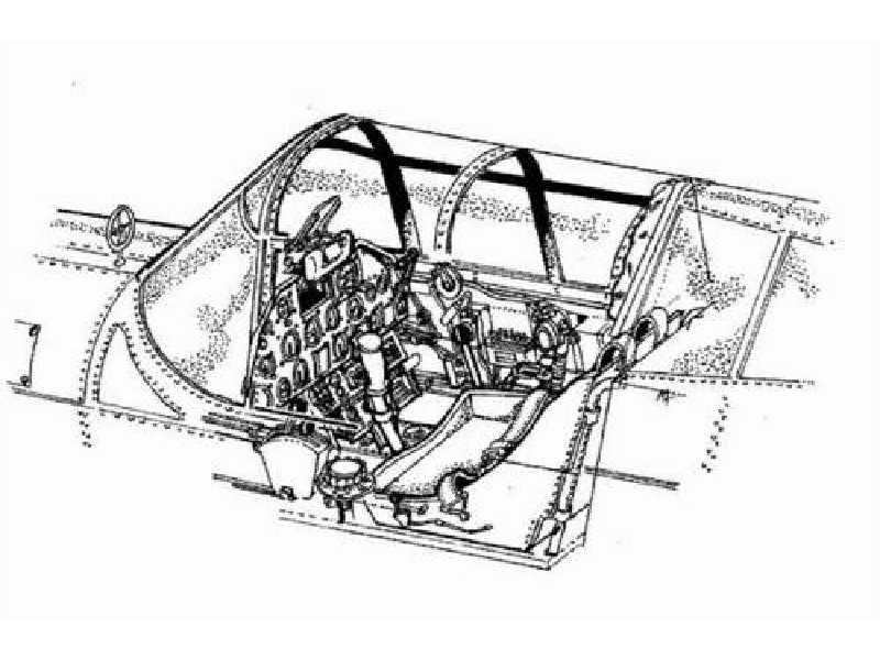 P-40 E Interior Set - image 1