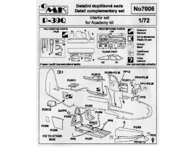 P-39Q Interior Set - image 3