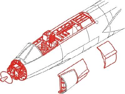 F-104 C Interior Set - image 1