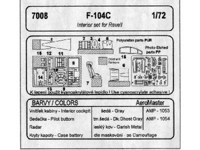 F-104 C Interior Set - image 2
