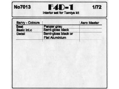 F4D-1 Interior details - image 2