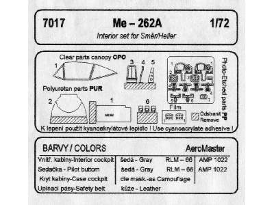 Me 262A Interior Set - image 2