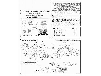 F-16CG/CJ Fightning Falcon Armament set for Academy kit - image 2