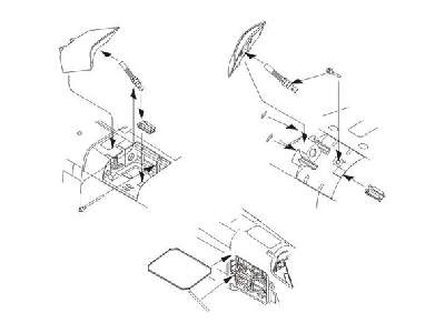 TSR  2  Speed brakes and avionics bay 1/72 for Airfix kit - image 1