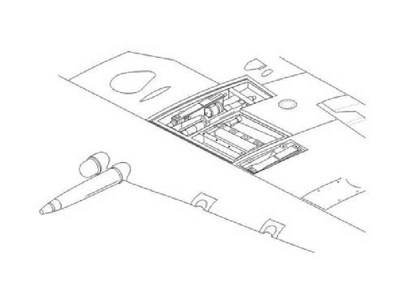 Spitfire Mk. IX  Wing Armament set 1/72 for Airfix - image 1