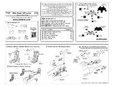 BAe Hawk 100 series  interior set 1/72 for Airfix kit - image 2