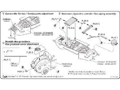 VW Type 82 Holz Gas - conversion set for Tamiya - image 3