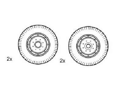 Quad Chevrolet 4x4 - wheels 10.5x20 Cross Country (Dunlop) for I - image 1