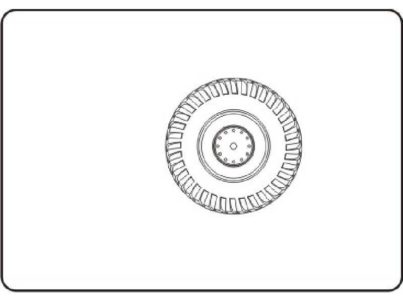 IDF Hummer - wheels set for Tamiya/Academy - image 1