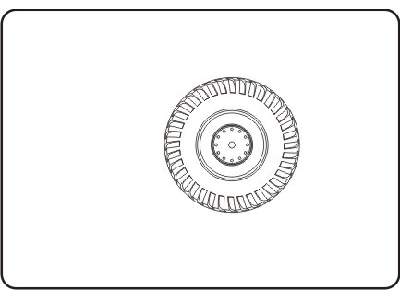 IDF Hummer - wheels set for Tamiya/Academy - image 2