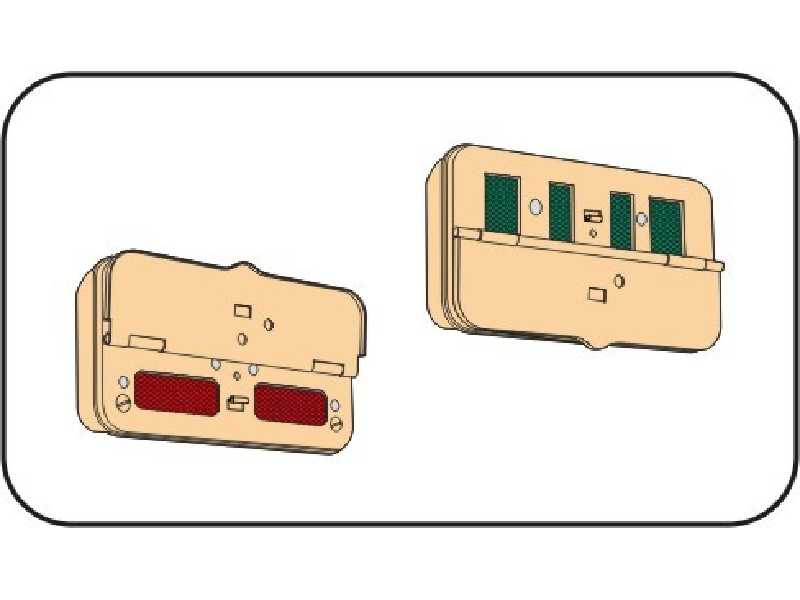 Rucklichter  (German rear lights - 8 pcs) - image 1