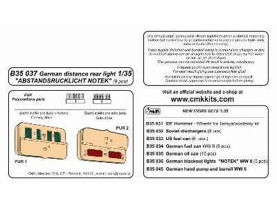 Rucklichter  (German rear lights - 8 pcs) - image 2