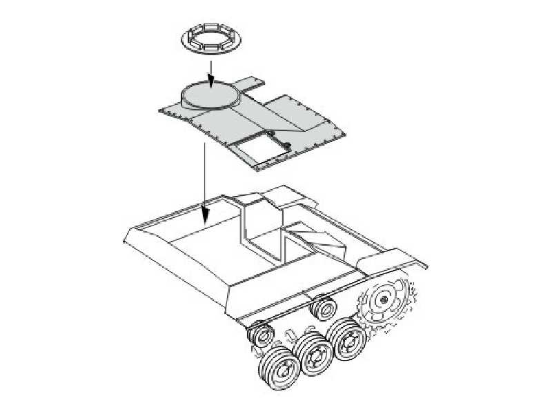 StuG III Ausf. G Correction Roof early version - image 1