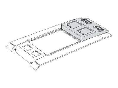 StuG III Ausf. G  Correction Engine cover for Tamiya kit - image 1