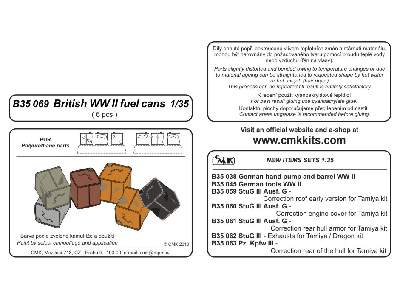 British WW II fuel cans ( 6 pcs ) - image 2