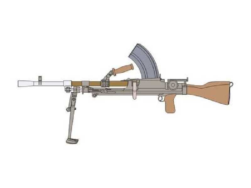 Bren gun  British WW II 7,7 mm light machine gun - image 1