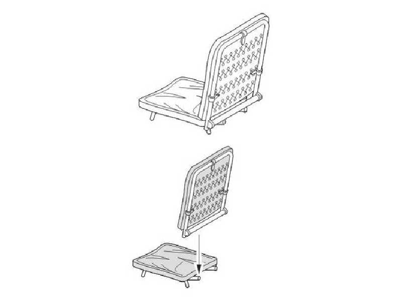 German tank seats WW II (2 pcs)1/35 - image 1 German tank seats WW II (2 pcs)1/35 - image 1