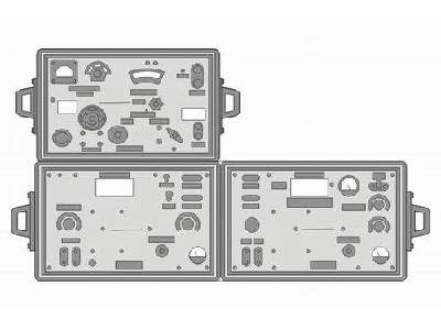 German WW II Fu 2 + Fu 5 tank radio set  (2 pcs)1/35 - image 1