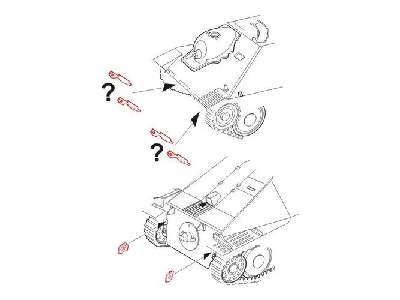 Jagdpanzer 38 Hetzer  Towing eyes for Tamiya kit - image 1