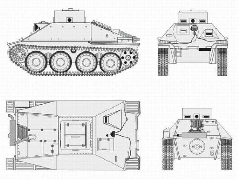 Jagdpanzer 38 Hetzer School Version Conversion 1/48 for Tamiya k - image 1