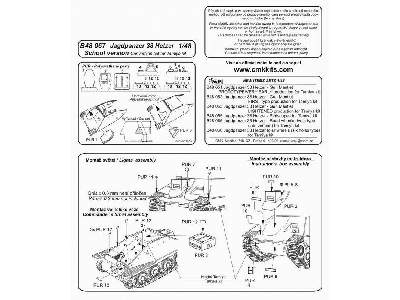 Jagdpanzer 38 Hetzer School Version Conversion 1/48 for Tamiya k - image 2