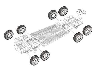 Sd.Anh. 116 wheels for TRUMPETER Kit - image 1