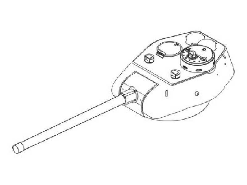 T-34/85 - Metal barrel ZiS S-53 85mm - image 1